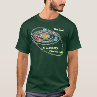 Camiseta Pobres pluto dos planetas