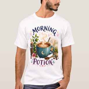 Camiseta Poção da Manhã – Design Aconchegante para Amantes