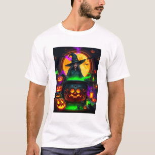 Camiseta Poção de Bruxa de Halloween