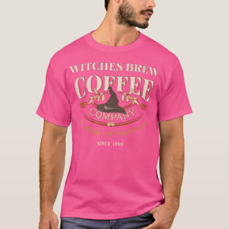Camiseta Poção Engraçada de Bruxas Companhia de Café Wiccan