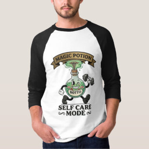 Camiseta Poção Mágica de Auto Cuidado Presente de Fitness