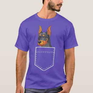 Camiseta Pocket Animal Dog Lover Cute Pet Dog Proprietário