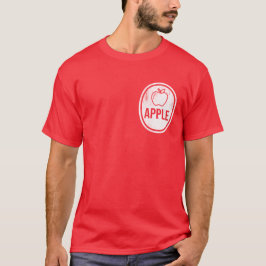 Camiseta Pocket Apple Engraçado Fácil Fácil, Fodindo Costum