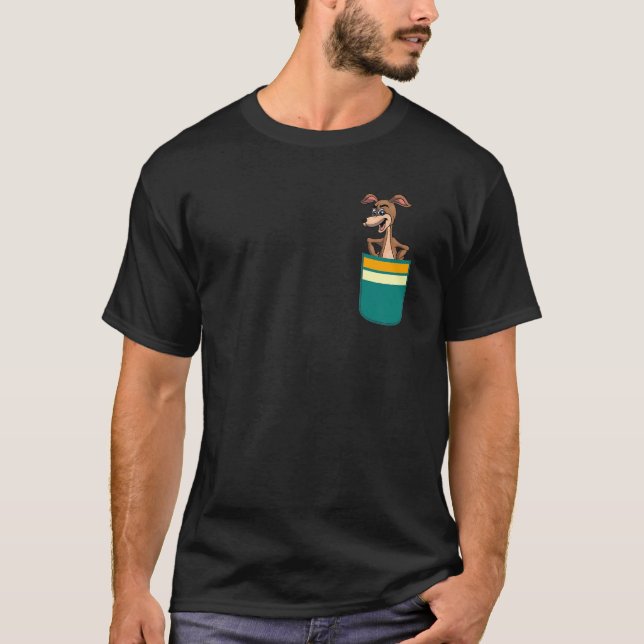Camiseta Pocket australiano australiano Aussie Kangaroo (Frente)