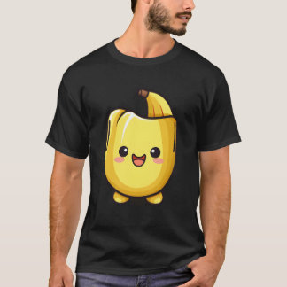 Camiseta Pocket Banana Anime Fruta Engraçado Esquadrão Hall