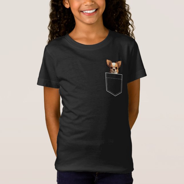 Camiseta Pocket Chihuahua (Frente)