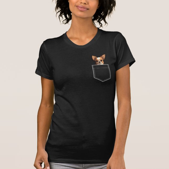 Camiseta Pocket Chihuahua (Frente)