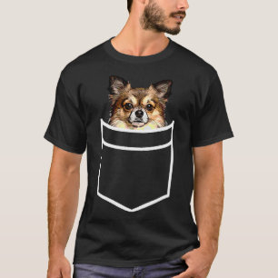 Camiseta Pocket Chihuahua Funny Pet Dog Proprietário
