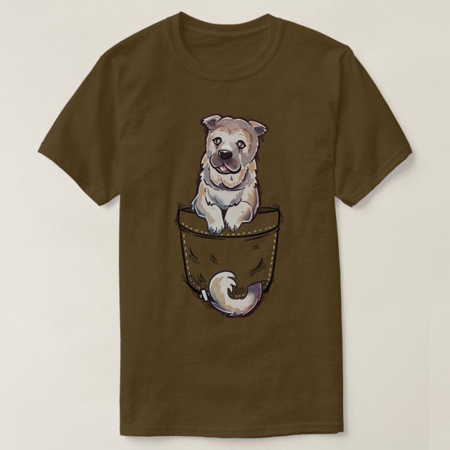 Camiseta Pocket Cute Sarabi Mastiff (Frente do Design)