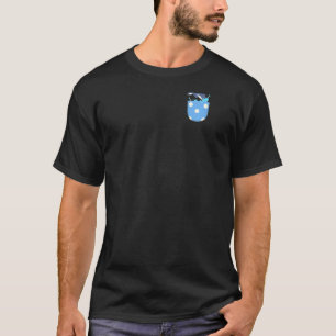 Camiseta Pocket de Dolphin Raglan Bas no Oceano Antártico M