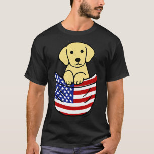 Camiseta Pocket De Labrador Amarelo