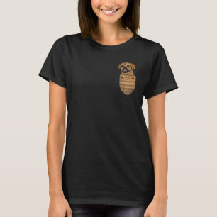 Camiseta Pocket Dog Pet Animal Dog Cute Puggle