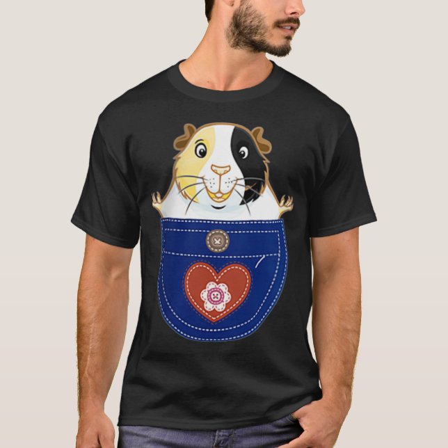 Camiseta Pocket Guiné Pig (Frente)
