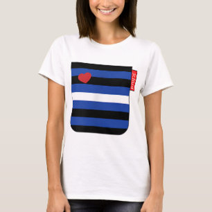 Camiseta Pocket Impressão do gay Urso do Couro