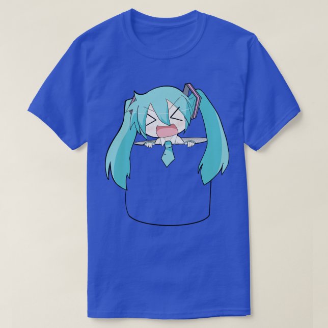 Camiseta Pocket MIKU (Frente do Design)