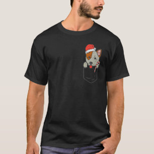 Camiseta Pocket, Papai noel australiano de salsicha para cã