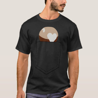 Camiseta Pocket Planets Plutão (Preto)