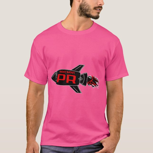 Camiseta Pocket Rocket Logo Bold Muay Tailandês (Frente)
