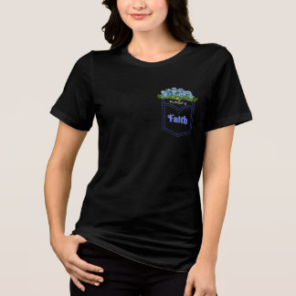 Camiseta 'Pocketful of Faith' (bolso falso)