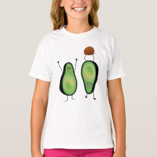 Camiseta Poço engraçado do verde do handstand dos aplausos