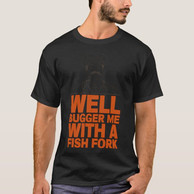 Camiseta Poço General Sir Anthony Cecil Hogmanay Melchett - (Frente)