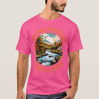 Camiseta Pocono Mounains Pensilvânia Sunset Retro Distância
