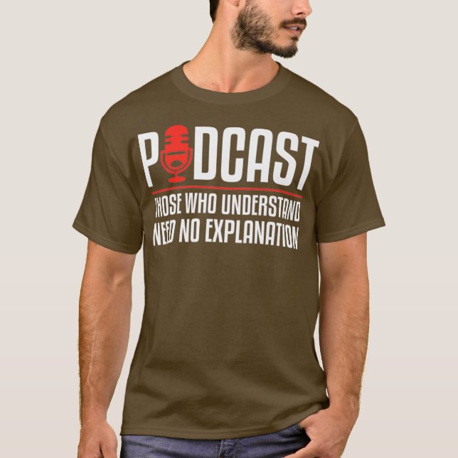 Camiseta Podcast Aqueles Que Entendem Não Precisam De Expli (Frente)