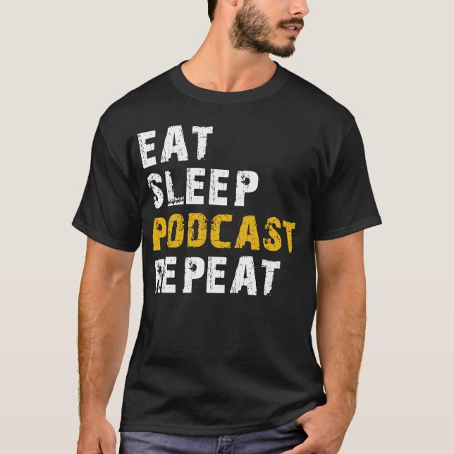 Camiseta podcast de dormir (Frente)