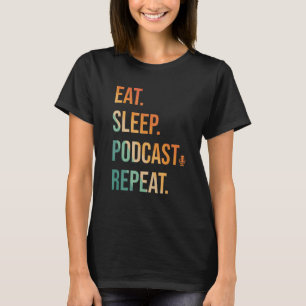 Camiseta Podcast engraçado para homens mulheres Podcasting