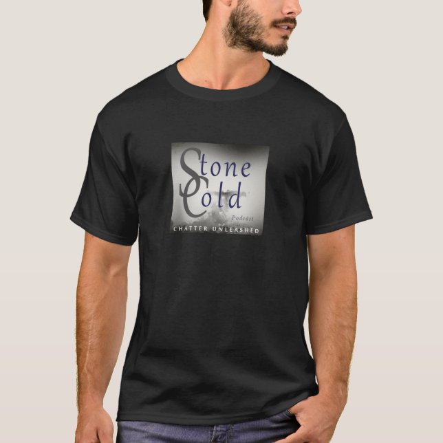 Camiseta Podcast frio de pedra (Frente)