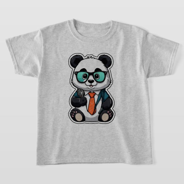 Camiseta Podcast Panda - O melhor anfitrião do Bambu (Postura )