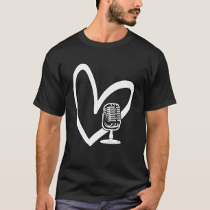 Camiseta Podcast Podcaster Podcasting Interview Stream Disk