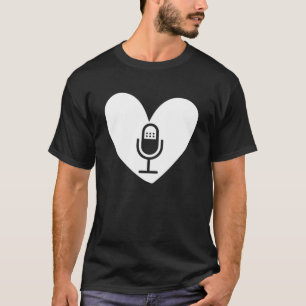 Camiseta Podcast Podcaster Podcasting Interview Stream Disk