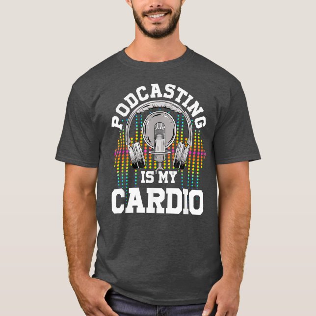 Camiseta Podcast Radio Show Djs Podcasting Gift (Frente)