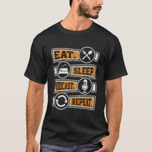 Camiseta Podcast Repetitivo Podcaster Podcaster Str