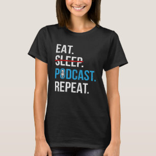 Camiseta Podcast Repetitivo Podcaster Podcaster Str