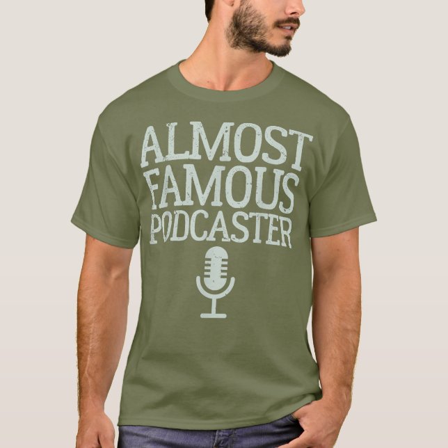Camiseta Podcaster Famoso (Frente)