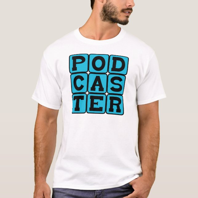 Camiseta Podcaster, Rádio Hobby (Frente)