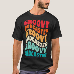 Camiseta Podcaster Vintage Retro 60s 70s 80s Vibes