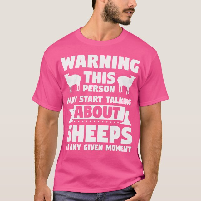 Camiseta Pode começar a falar sobre ovelhas (Frente)