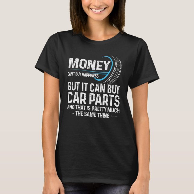 Camiseta Pode Comprar De Peças Para Carros Car Do Pavimento (Frente)
