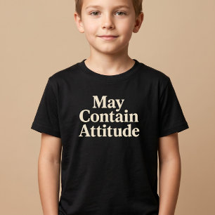 Camiseta Pode Contém Atitude