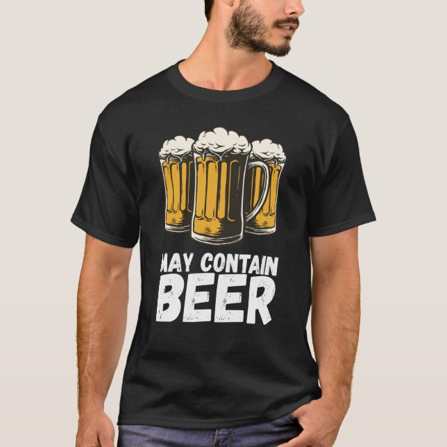 Camiseta Pode Conter Cerveja (Frente)