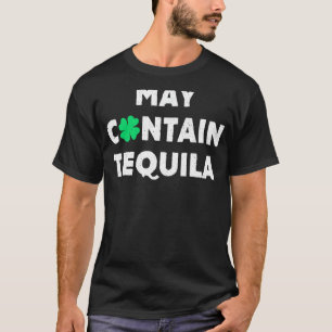 Camiseta Pode Conter Tequila Irish Whiskey Bebendo