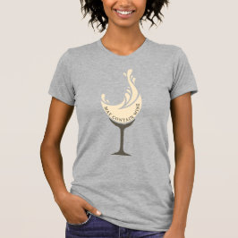Camiseta Pode Conter Vinho, Branco