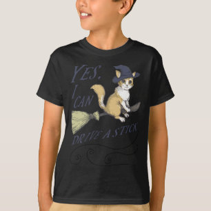Camiseta Pode Dirigir Um Gato Engraçado De Troca De Marcha