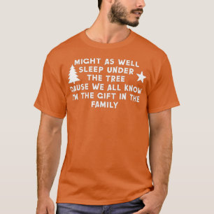 Camiseta Pode Dormir Sob O Natal Engraçado