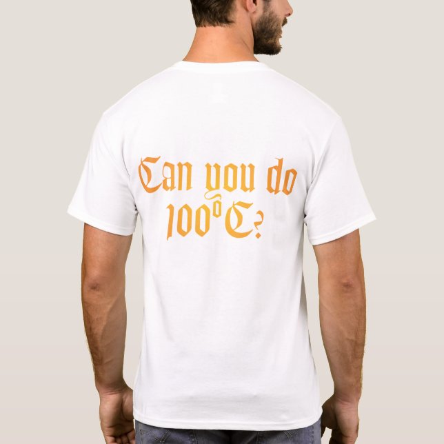 Camiseta Pode Fazer T-shirt de Volta 100ºC 2 (Verso)