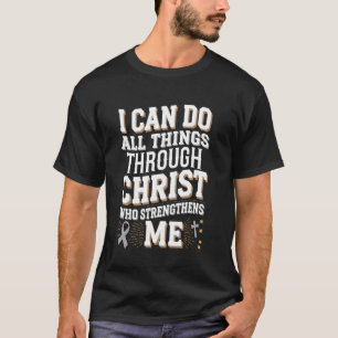 Camiseta Pode Fazer Todas as Coisas Através de Cristo Consc