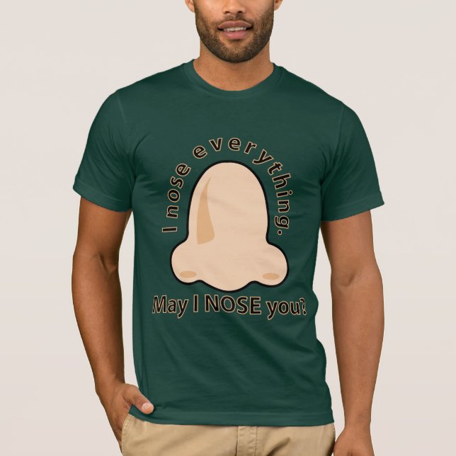 Camiseta Pode o nariz de I você (Frente)